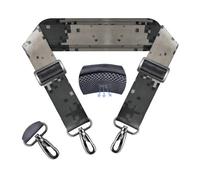 ZINZ Bandoulière de 74 po avec Coussinet Fixe et Boucles Doubles équilibrées -Gris Camouflage