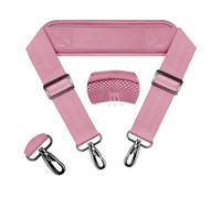 ZINZ Bandoulière de 74 po avec Coussinet Fixe et Boucles Doubles équilibrées -Rose