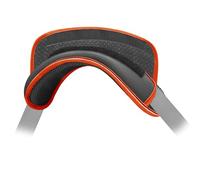 ZINZ Épaulière universelle avec coussin ultra épais pour sac, bagages, sac à bandoulière, plus longue, antidérapante et respirante, bord gris-orange