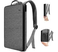 ZINZ G01BK01 Sac à dos fin et extensible pour ordinateur portable de 15", 15,6", 16", résistant aux déversements, pour la plupart des MacBooks de 14 à 16", Dell, HP, Lenovo, Asus