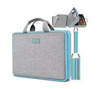 ZINZ Housse 15 15,6 16 pouces, étui Extensible Sac à Main Ordinateur Multi-Poches Compatible MacBook Pro 16" M4/M3/M2/M1, MacBook Air/Pro 15" et portables 15-16",G01Y01