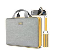 ZINZ Housse 15 15,6 16 pouces, étui Extensible Sac à Main Ordinateur Multi-Poches Compatible MacBook Pro 16" M4/M3/M2/M1, MacBook Air/Pro 15" et portables 15-16",G02YL01