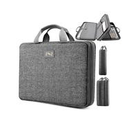 ZINZ Housse 15 15,6 16 pouces, étui Extensible Sac à Main Ordinateur Multi-Poches Compatible MacBook Pro 16" M4/M3/M2/M1, MacBook Air/Pro 15" et portables 15-16",MG01Y01