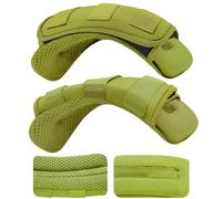 ZINZ Paquet de 2 épaulettes Larges Universelles avec Coussin Ultra épais pour Sac à Dos de Bagage Sac à Bandoulière, Antidérapant et Respirant,Armée Verte