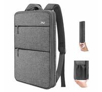 ZINZ Sac à Dos Fin et Extensible pour Ordinateur Portable, Résistant à l'eau, Compatible avec MacBook Pro 16" 2026-2019 M4 M3 M2 M1, Mac 15,4" et la plupart des PC 15"-16",D01G02