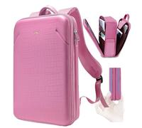 ZINZ Sac à Dos Ordinateur Portable 15 15.6 16 Pouces avec Capacité Variable et Port de Charge USB,Imperméable Sac à Dos d'affaires,Coque One-Pices Jamais Déformation,P01K01