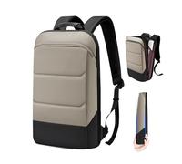 ZINZ Sac à Dos Ordinateur Portable 17" Mince et Évolutif Sac à Dos de Voyage Antivol Imperméable avec USB Sac à Dos d'affaires pour Loisirs/Affaire/Scolaire，Bordeaux US