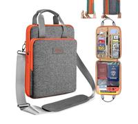 ZINZ Sacoche pour Ordinateur Portable 12,9 13, Sac à Bandoulière Extensible avec Compartiment pour Objets de Valeur, Compatible MacBook Neo/Air/Pro 13" M5/M4/M3/M2/M1, iPad 12,9/13/11,L02G05