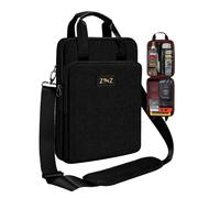 ZINZ Sacoche pour Ordinateur Portable 12,9 13, Sac à Bandoulière Extensible avec Compartiment pour Objets de Valeur, Compatible MacBook Neo/Air/Pro 13" M5/M4/M3/M2/M1, iPad 12,9/13/11,B02K01