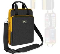 ZINZ Sacoche pour Ordinateur Portable 12,9 13, Sac à Bandoulière Extensible avec Compartiment pour Objets de Valeur, Compatible MacBook Neo/Air/Pro 13" M5/M4/M3/M2/M1, iPad 12,9/13/11,B01K04