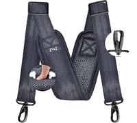 ZINZ Sangle D'épaule 77" Bandoulière Sac Sangles D'épaule avec Coussinet Fixe Ultra Épais et Coussin Long et Respirant, Sangle de Sac Universelle,Gris foncé