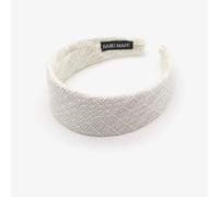 Zinzin Bandeaux larges pour femme - Tendance - Classique - Gaufré - Blanc - Antidérapant - Tendance - Accessoires de cheveux pour femme et fille