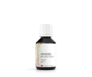 Zinzino BalanceOil+ - Huile de Poisson avec Oméga-3 (EP DHA), Huile d’Olive Extra Vierge, Vitamine D3 - Saveur Orange-Citron-Menthe - 100 ml