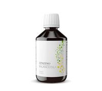 ZinZino BalanceOil+ Vegan - Huile D'algues avec Oméga-3 3046 mg, Oméga-9, Vitamine D3, Tocophérol, DHA, EPA avec Huile de Graines de Sauterelle 300 ml Saveur de Citron, Omega 3 DHA EPA - Omega 3 Vegan