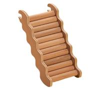 Ziociura Échelle pour Hamster, échelle d'escalade, Décoration pour Cage, équipement d'exercice, Pont Droit en Bois Massif pour Souris, Cadeaux pour, 16.5 Cm X 7.5 Cm