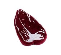 Ziociura Jouet pour Chiens Squeaky Peluche Animaux Sifflet Mâcher Jouet Interactif Doux Tissu Composite Fonction Bruit Adapté Aux Chiots Jeu Intérieur Dressage, Steak 17x9x5cm