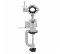 Ziociura Mini support de perceuse rotatif avec pince de serrage, base de meuleuse électrique, étau de table réglable, station fixe adaptée pour les bricoleurs, les réparations et les projets