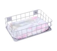 Ziociura Plateforme de Couchage/Assise pour Perroquet, Plateforme en Fer, Jouet d'escalade, Plateforme en Fil de Fer, Accessoires pour Cage à Oiseaux Facil, Blanc