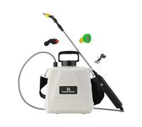 Ziociura Pulvérisateurs électriques à Pompe, Lances Télescopiques pour L'arrosage du Jardin, pour L'intérieur et L'extérieur, 8L Blanc