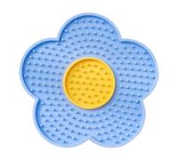 Ziociura Tapis à Lécher pour Chien avec Ventouses, Coussinet à Beurre de Cacahuète, Distributeur de Croquettes Anti-glouton pour Animaux de Compagnie, Bleu