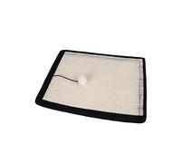 Ziociura Tapis Griffoir Chat Sisal Matelas Grattage Coussin Jeu Mobilier Résistant Surface Stable Fonction Écologique Adapté pour Animaux Domestiques Intérieur, Une