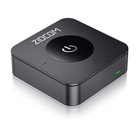 ZIOCOM Récepteur Émetteur Bluetooth 5.0, Adaptateur Audio sans Fil 2 en 1, pour TV/PC/MP3/Gym/Avion/Haut-parleur et Stéréo Domestique (Optique, 3,5 mm AUX, RCA), Appairage Simultané de 2 Appareils