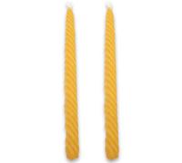 Zion Judaica Shabbat Bougie spirale en cire d'abeille Havdalah 30,5 cm de haut Bougies de fin de Shabbos Bougies Motzai Shabbat Cérémonie Havdulah Bougies Chuppa Bougies
