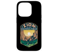 Zion National Park Outdoor Retro Vintage Utah Randonnée Trail Coque pour iPhone 14 Pro