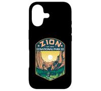Zion National Park Outdoor Retro Vintage Utah Randonnée Trail Coque pour iPhone 17