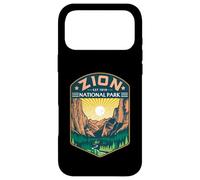 Zion National Park Outdoor Retro Vintage Utah Randonnée Trail Coque pour iPhone 17 Pro Max