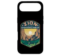 Zion National Park Outdoor Retro Vintage Utah Randonnée Trail Coque pour iPhone Air