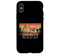 Zion National Park Outdoor Trail Randonnée Trekking Coque pour iPhone X/XS