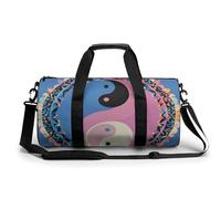 Zion National Park Sac de sport pour homme et femme avec compartiment, Motif Yin Yang, 17.7in/9in/9in