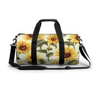 Zion National Park Sac de sport pour homme et femme avec compartiment, Tournesol d'été, 17.7in/9in/9in