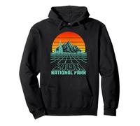 Zion National Park Utah Vintage Souvenir Grille rétro Sweat à Capuche
