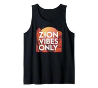 Zion Vibes Only Utah National Park Adventure Travel Citation Débardeur