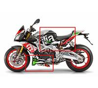 ZionDesigns Aprilia Tuono V4 1100 Factory Stickers Multicolore (dominant : noir, rouge, or) plastique minimaliste moto extérieur 125860031 Drapeau