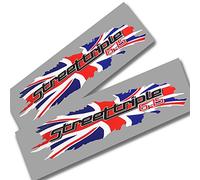 ziondesigns Triumph Street Triple 675 Union Motif Drapeau Carte Graphique Stickers Stickers X 2 Petit 675 Plat Couleur