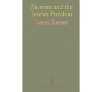 Zionism and the Jewish Problem