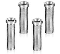 ZIOYA 4 Pièces Vis pour Panier D'évier 45mm Creuse en Acier Inoxydable - Accessoires de Fixation pour Cuisine Lavabo (Argent)
