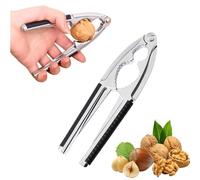 ZIOYANE 1 casse-noix robuste avec poignée antidérapante noire en alliage d'aluminium pour noix, noisettes, amandes, noix de pécan, cuisine, usage domestique