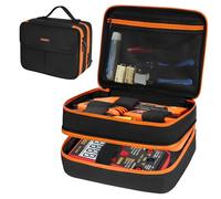 ZIOZERTT Étui de transport compatible avec le détecteur de disjoncteur Klein Tools Et310 AC, prise Gfci et kit de test électrique, kit de circuit d'outils adapté pour multimètre numérique, pince ampli