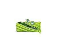 ZIPIT Wildlings Trousse à crayons pour garçons | trousse scolaire grande capacité | grand étui pour l'école et le bureau (Vert)