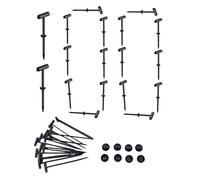 ZIP Lot de 100 serre-câbles haute performance pour voiture, gestion des fils, réparation automobile, câblage d'appareils, organisation de garage, outils de fixation de câbles pour une utilisation en