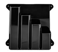 Zip Tie Holder - Universal Wall Mounted 4 Pocket Heavy Duty Cable Organizer