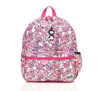 Zip & Zoe Mixte Enfant Pink Kids Children Junior Backpack Rucksack Schoolbag Girl Boy Sac à Dos, Robots Rose