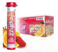 Zipfizz Healthy Energy Drink Mix, Fruit Punch, 20 Count
