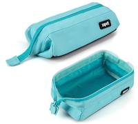 ZIPIT Lenny Trousse Scolaire, Grande Capacité, Étui Multifonction Zippé à Large Ouverture, Bleu Marine