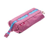 ZIPIT Lenny Trousse | Trousse à crayons grande capacité | Etui à Crayon pour l'école, le collège et le bureau (Rose)
