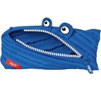 ZIPIT Monstre Trousse à crayons pour garçons | trousse scolaire grande capacité | grand étui pour l'école et le bureau (bleu)
